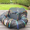 Portable Outdoor Cat Tent and Tunnel Playpen with Storage Bag