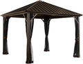 Outdoor 10' X 10' Dakota Hardtop Gazebo Outdoor Sun Shelter