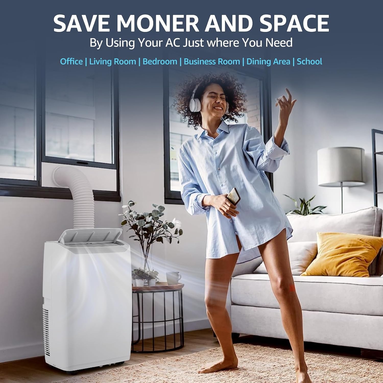 3032 Portable Air Conditioners, White