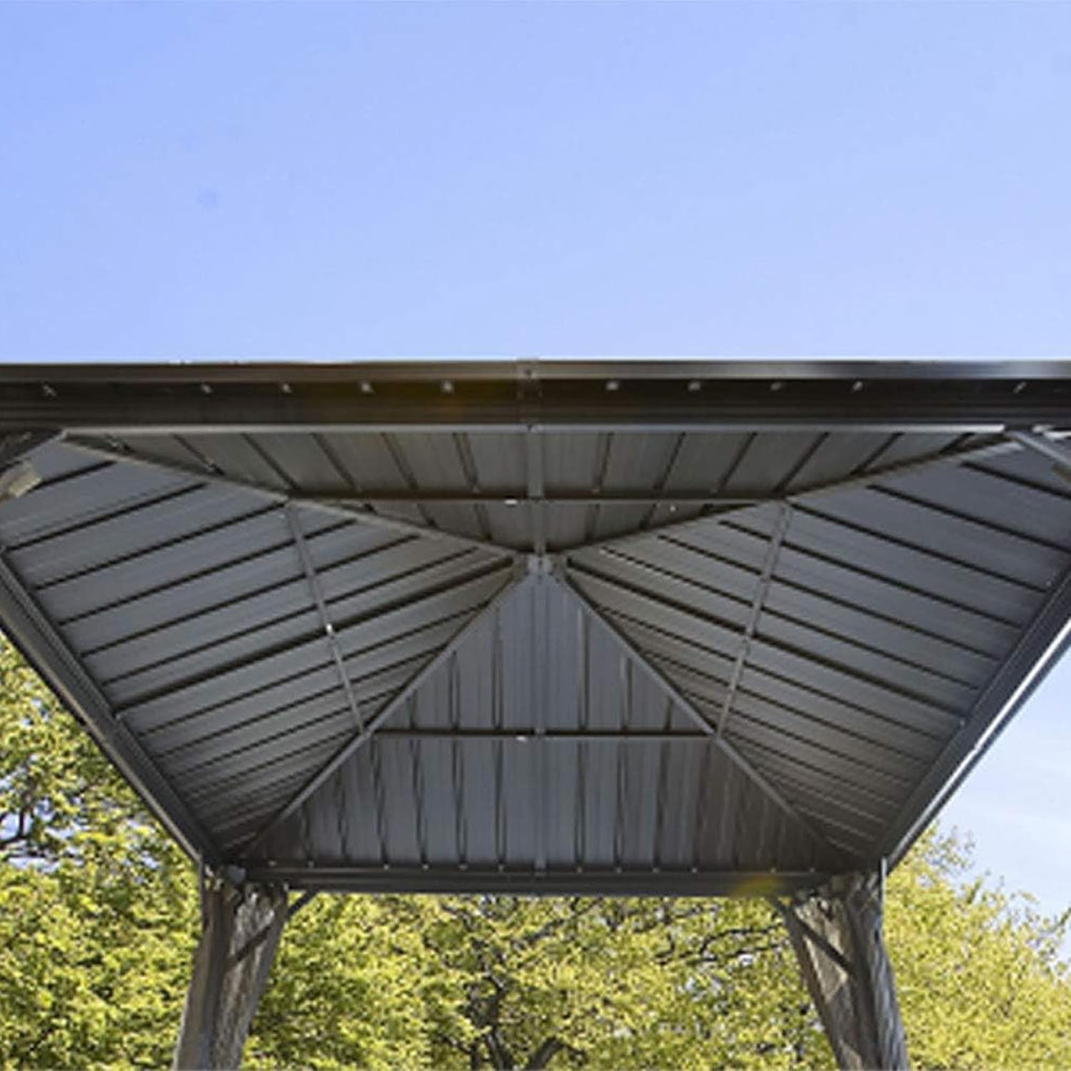 Outdoor 10' X 10' Dakota Hardtop Gazebo Outdoor Sun Shelter