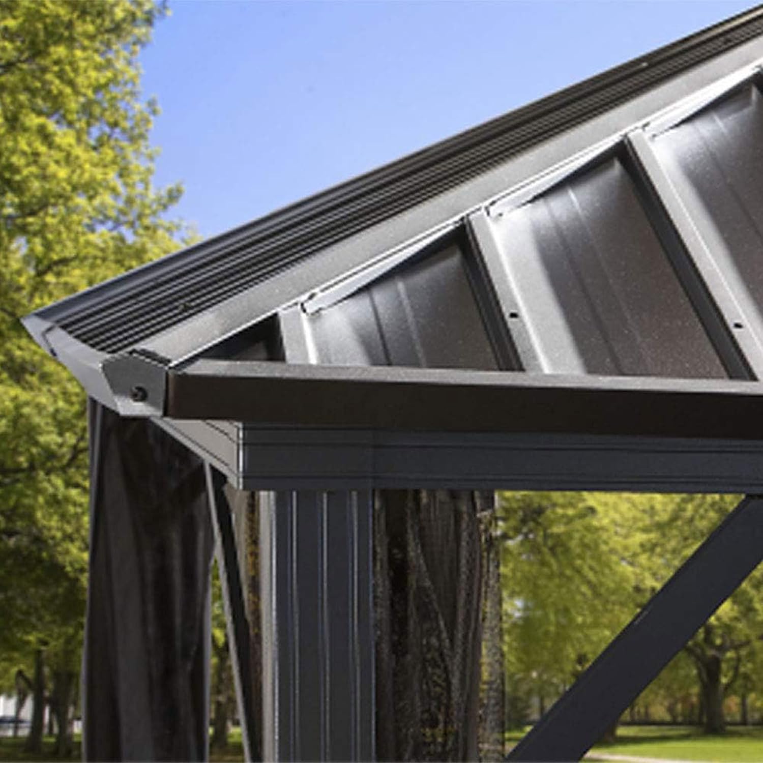 Outdoor 10' X 10' Dakota Hardtop Gazebo Outdoor Sun Shelter